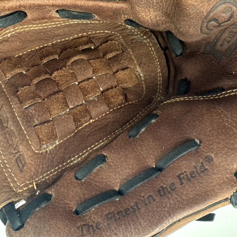 Rawlings Leather Baseball Glove Brown Basket Web RHT RBG36DB Right Hand Throw - Picture 7 of 12